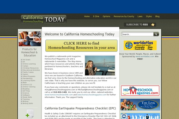 WordPress website example screenshot
