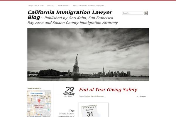 californiaimmigrationlawyerblog.com site used The Columnist