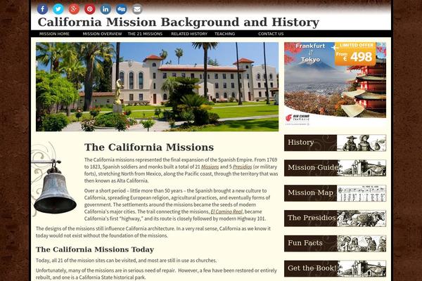 californiamissionguide.com site used Missionguide