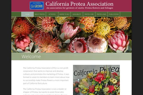 californiaprotea.org site used Californiaprotea