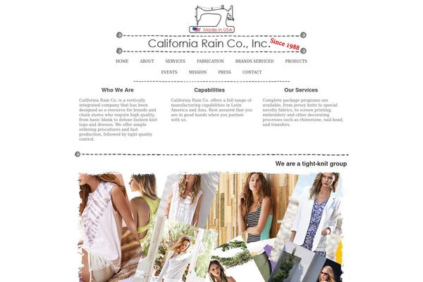 californiarainla.com site used Californiaraintheme