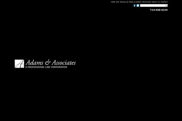 WordPress website example screenshot