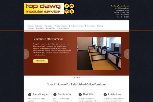 californiausedofficefurniture.com site used Toommoreltheme