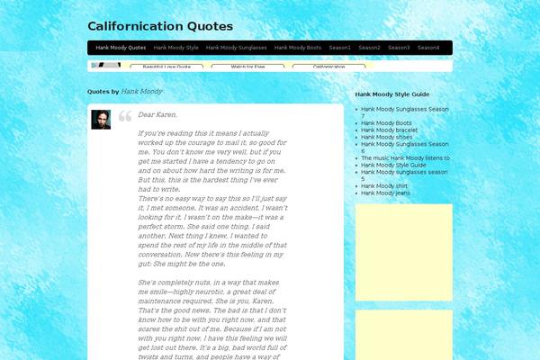 californicationquotes.net site used Cali