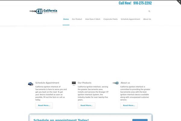 WordPress website example screenshot