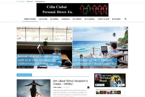 calinciabai.com site used GeneratePress