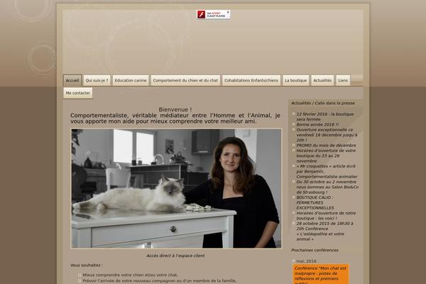 calio.fr site used Calio3