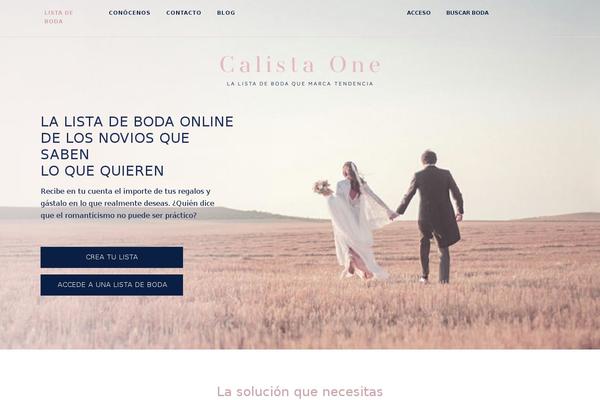 calistaone.com site used Design-feelings