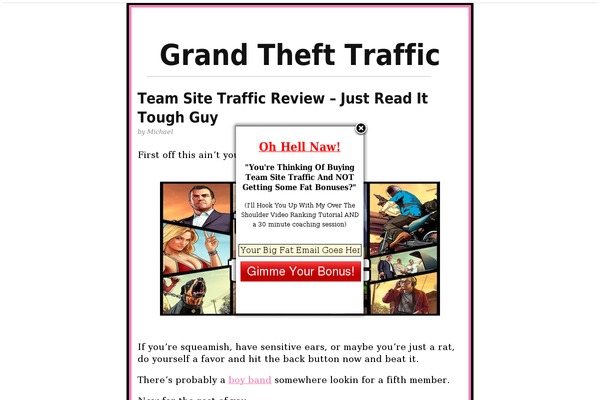WordPress website example screenshot