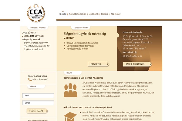 call-center-akademia.hu site used Cca
