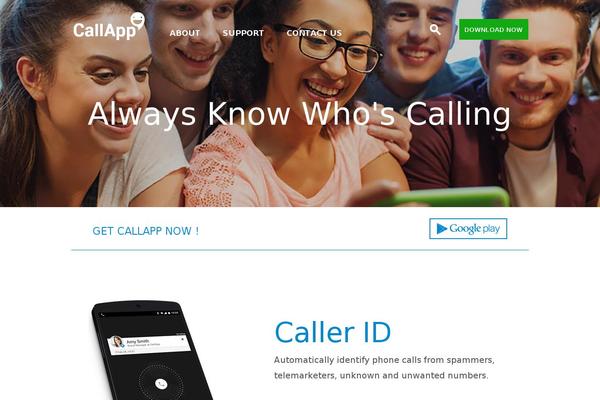 callapp.com site used Call-app