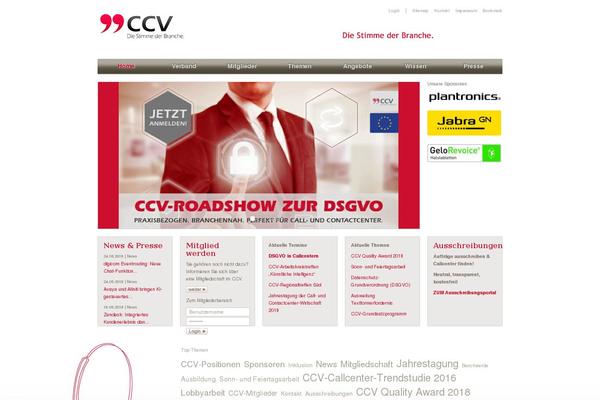 callcenter-verband.de site used Ccv