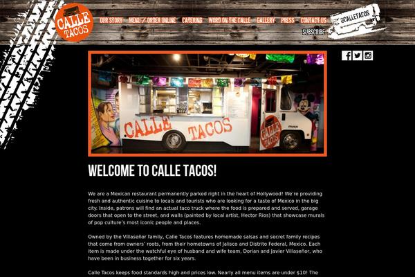 calletacos.com site used Calle-tacos