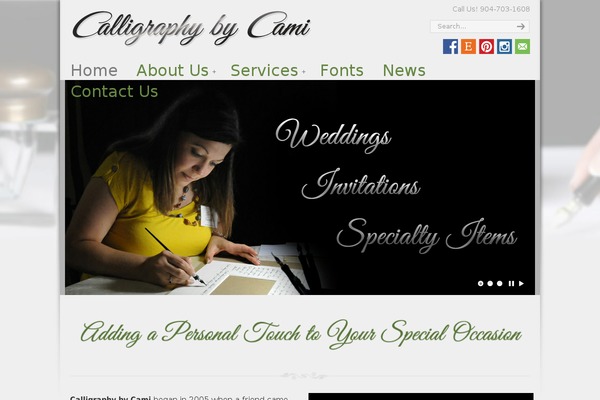 WordPress website example screenshot