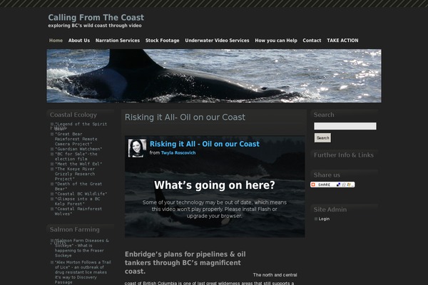 callingfromthecoast.com site used Dark-3chemical