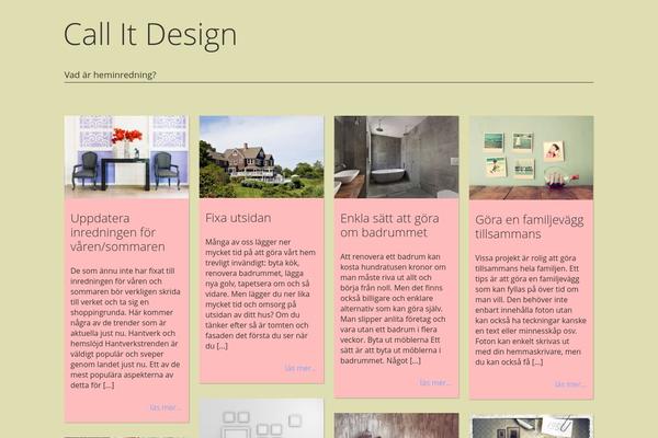 Fluxipress theme site design template sample