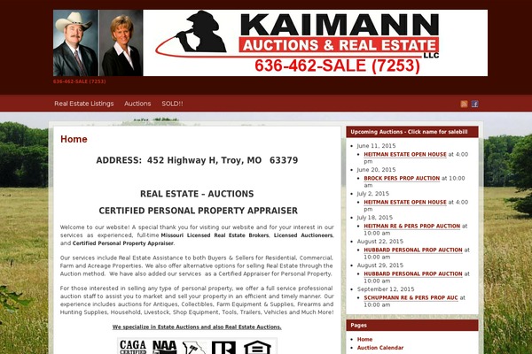 WordPress website example screenshot