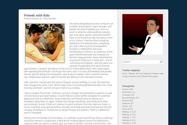Side Blog theme site design template sample