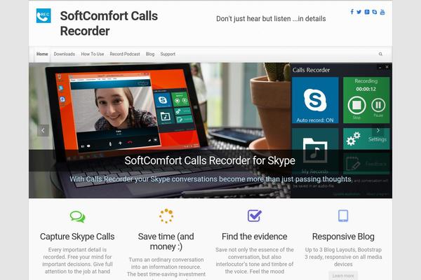 evolve theme site design template sample