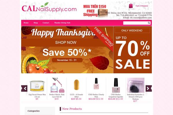 calnailsupply.com site used Calnailsupply