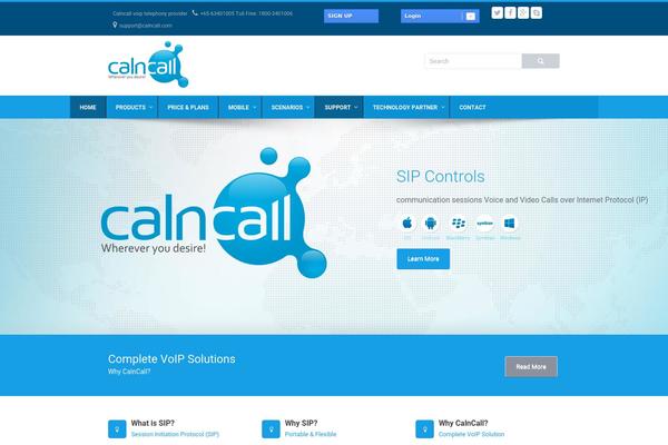 calncall.com site used Calncall