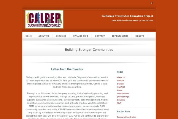 calpep.org site used Clinique