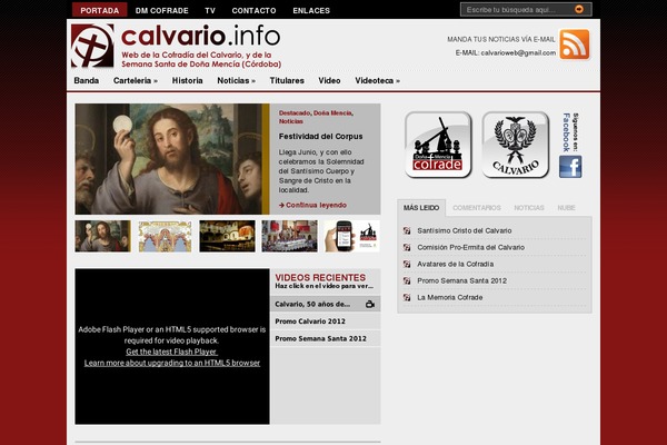 calvario.info site used Premiumnews
