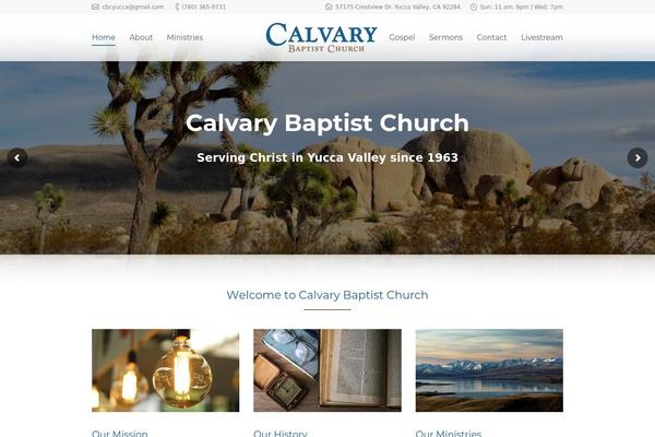 Calvary theme site design template sample