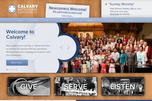 Calvary theme site design template sample