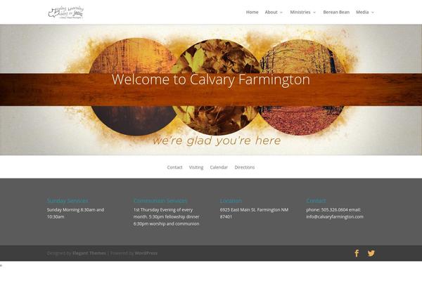 WordPress website example screenshot