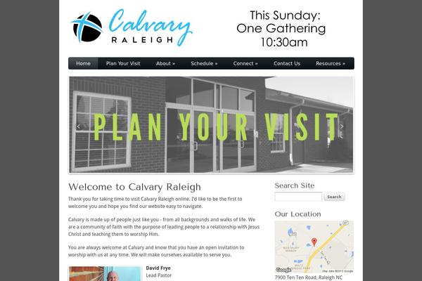calvaryraleigh.com site used Basic-church-theme