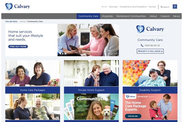 Calvary theme site design template sample