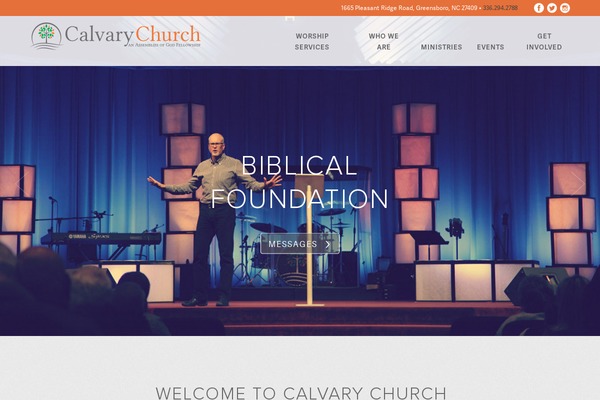 calvarytriad.com site used Calvary