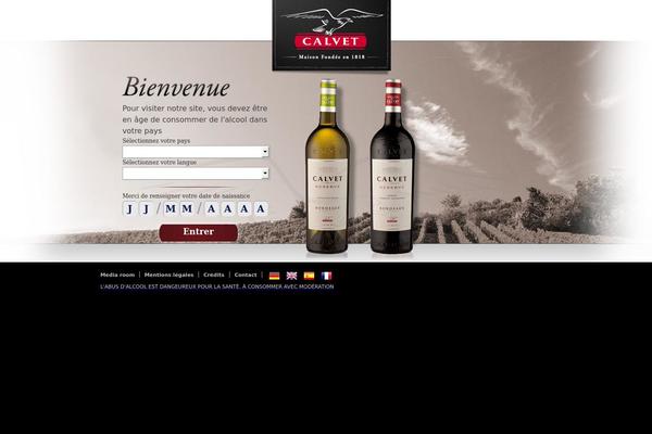 calvet.com site used Calvet