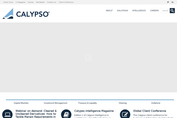 calypso.com site used Adenza