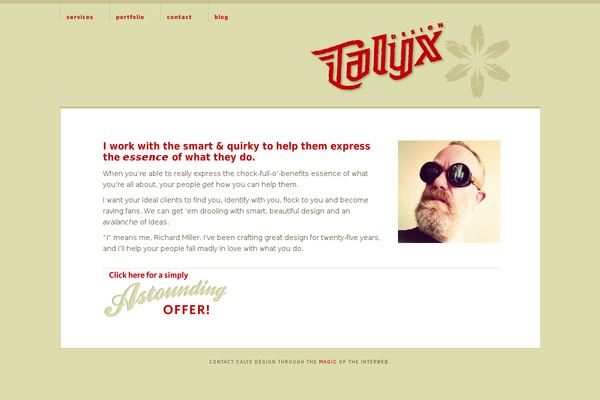 calyxdesign.com site used Calyxdesign