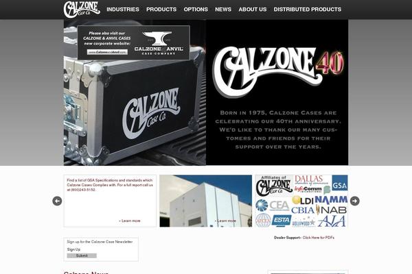 calzonecase.com site used Eric-e-frank-theme