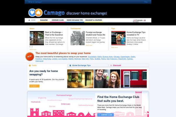 camago.com site used Camago