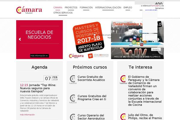 camaravalladolid.com site used Camvall