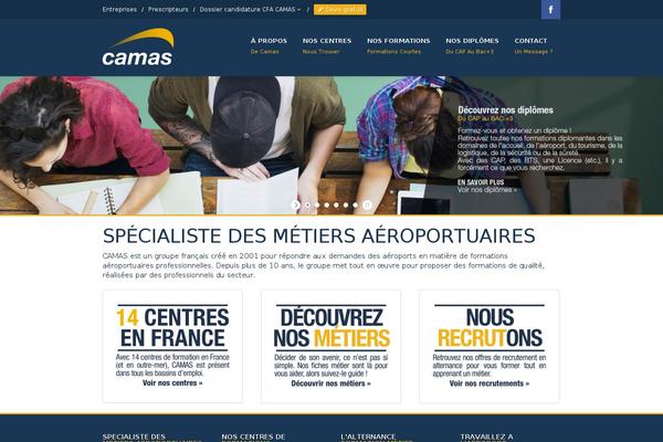 camasformation.fr site used Camas-child-theme