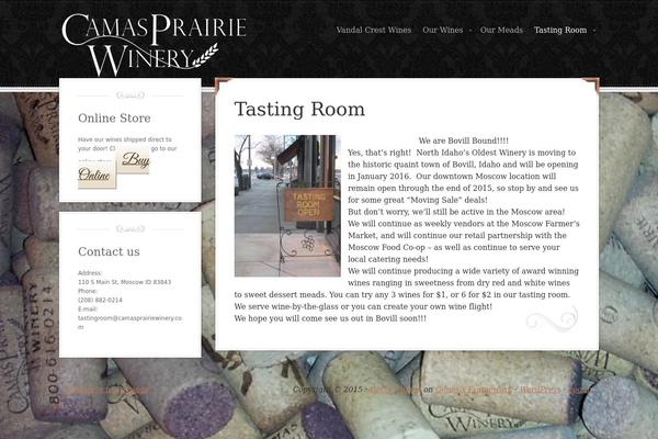 WordPress website example screenshot