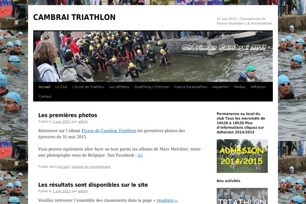 Twenty Ten theme site design template sample