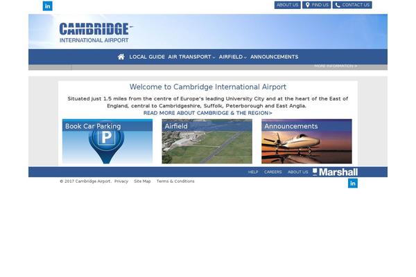 cambridgeairport.com site used Cambridgeairport