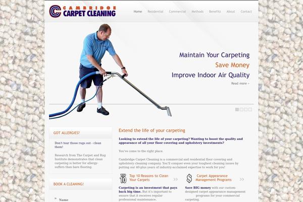 Cleancorp theme site design template sample