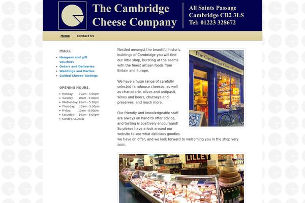 cambridgecheese.com site used Cambridgecheese