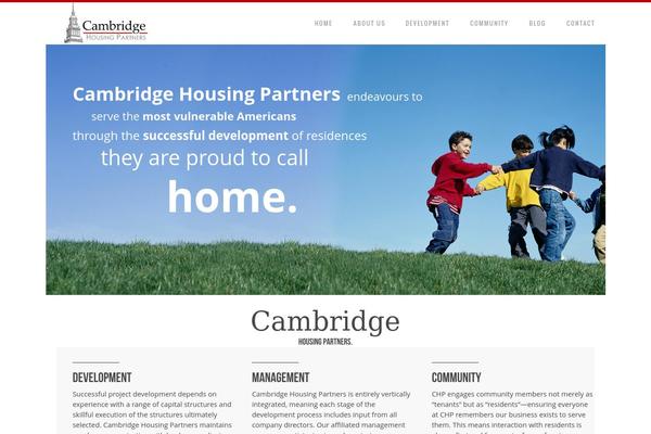Cambridge theme site design template sample