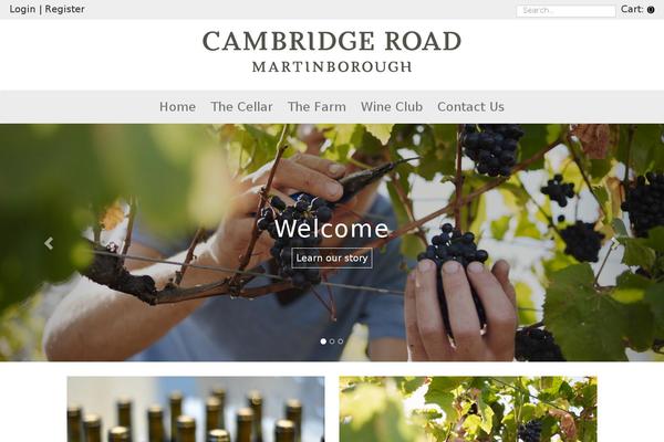cambridgeroad.co.nz site used Wp_winestore-theme-package