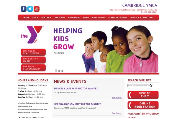 ymca-theme theme websites examples