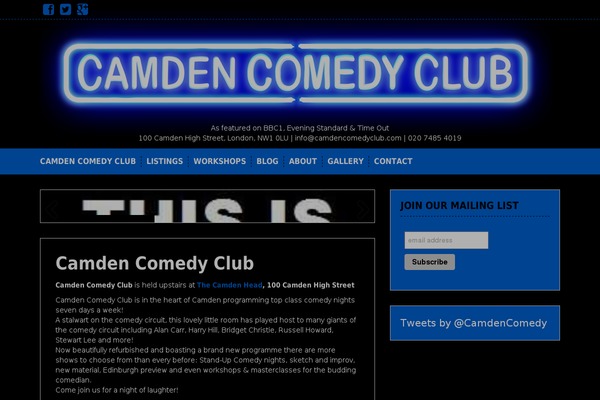 camdencomedyclub.com site used Rosepubs