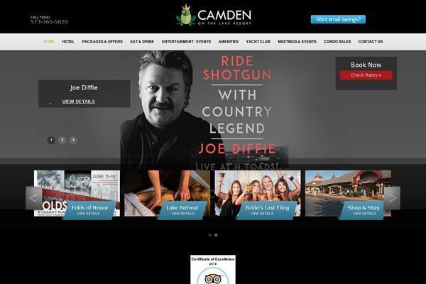 camdenonthelake.com site used Camden